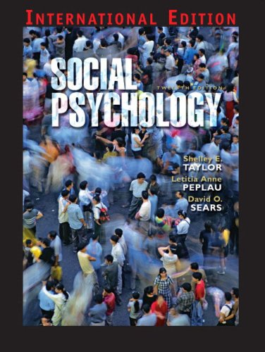 Social Psychology:International Edition