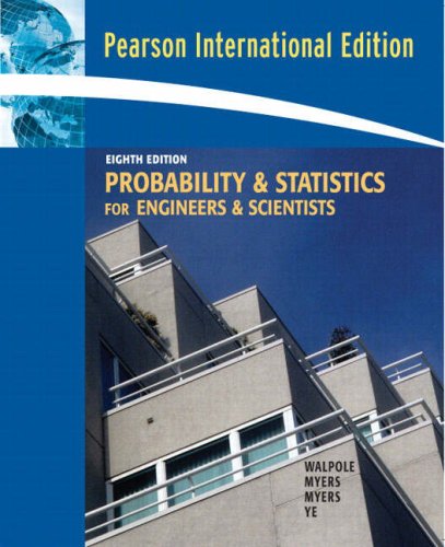 Probability and Statistics for Engineers and Scientists