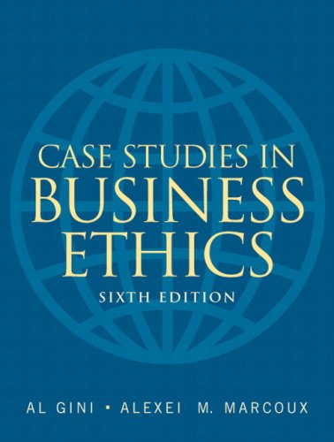 Case Studies in Business Ethics