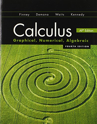 Calculus 2012 Student Edition (by Finney/Demana/Waits/Kennedy)