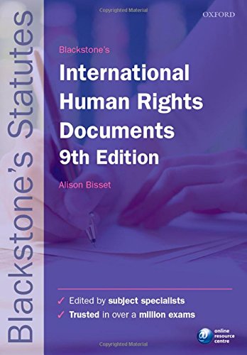 Blackstone s International Human Rights Documents 9/e (Blackstone s Statute Series)