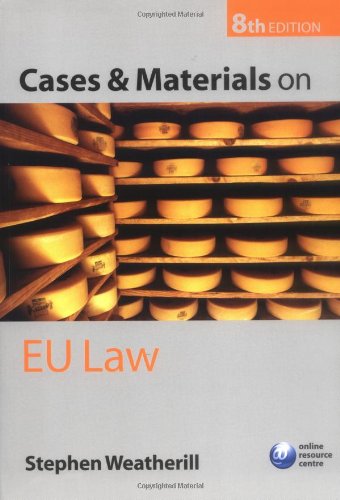 Cases and Materials on EU Law