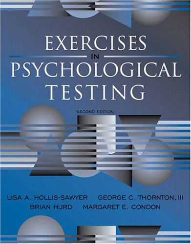 Exercises in Psychological Testing