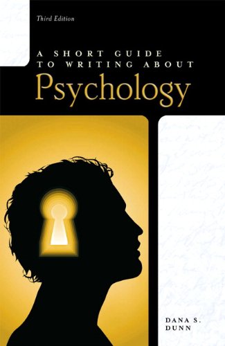 Short Guide to Writing About Psychology