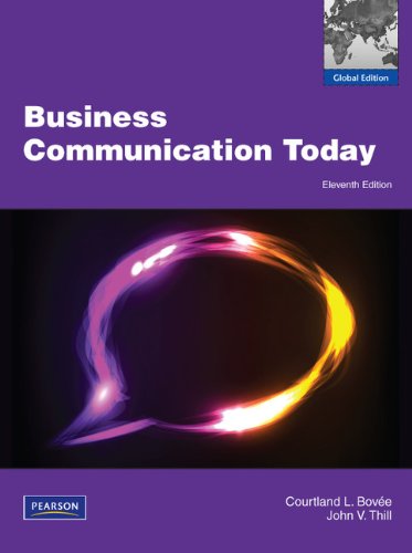 Business Communication Today: Global Edition