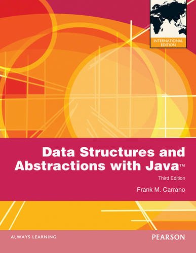 Data Structures and Abstractions with Java (International Version)