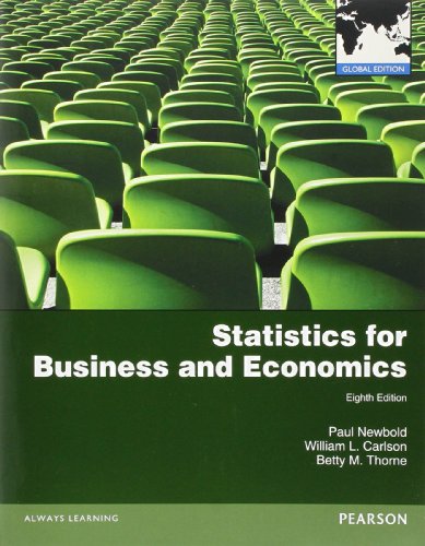 Statistics for Business and Economics: Global Edition