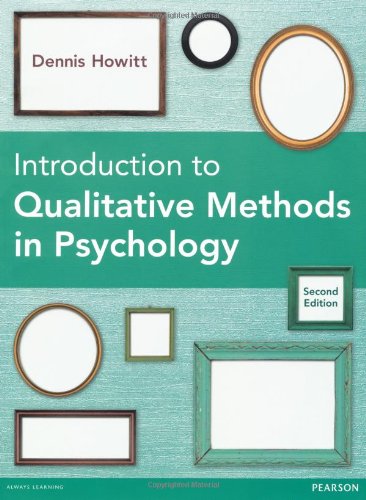 Introduction to Qualitative Methods in Psychology