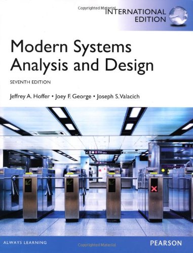 Modern Systems Analysis and Design