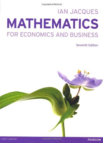 Mathematics for Economics and Business with MyMathLab Global Access Card