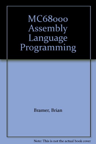 MC68000 Assembly Language Programming