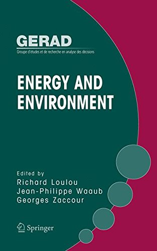 Energy and Environment (Gerad 25th Anniversary)