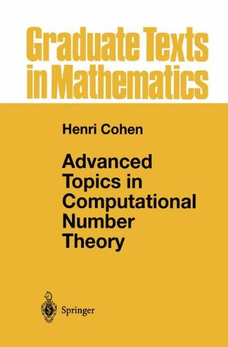 Advanced Topics in Computational Number Theory (Graduate Texts in Mathematics)