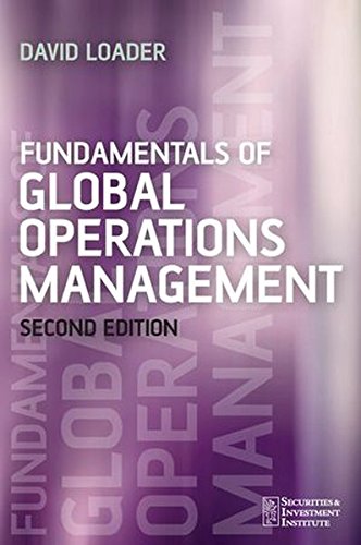 Fundamentals of Global Operations Management (Securities Institute)