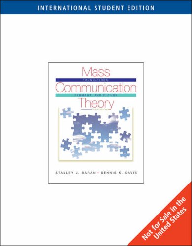 Mass Communication Theory: Foundations, Ferment, and Future