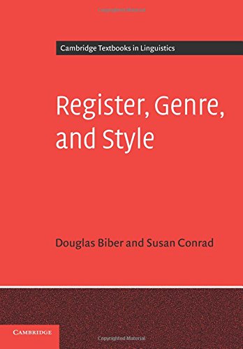 Register, Genre, and Style (Cambridge Textbooks in Linguistics)