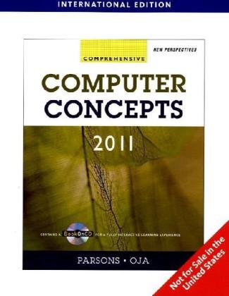 New Perspectives on Computer Concepts 2011