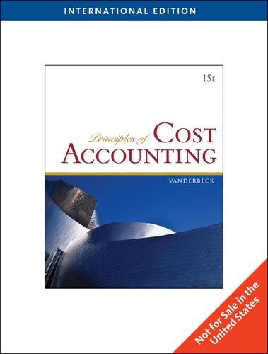 Principles of Cost Accounting