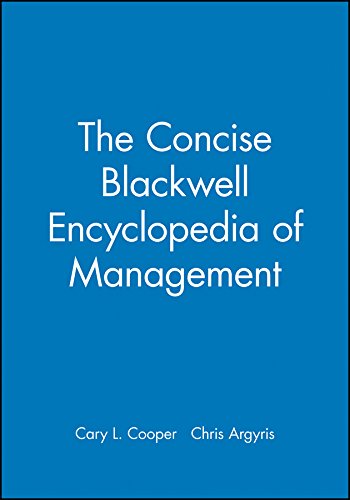 CONSE ENCY OF MNGT (Blackwell Business)