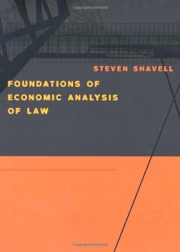 Foundations of Economic Analysis of Law