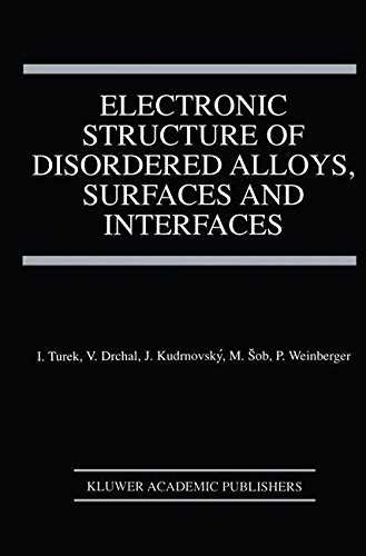 Electronic Structure of Disordered Alloys, Surfaces and Interfaces