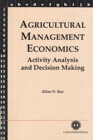 Agricultural Management Economics:
