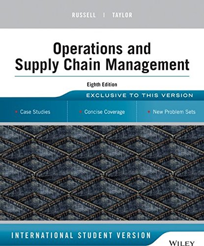 Operations Management: Creating Value Along the Supply Chain