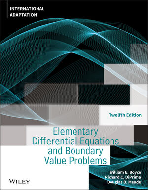 (KOD) Elementary Differential Equations and Boundary Value Problems, 12th Edition, International Adaptation (Kod içinde e-kitap erişimi de mevcuttur.)