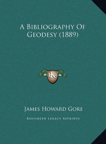 A Bibliography of Geodesy (1889)