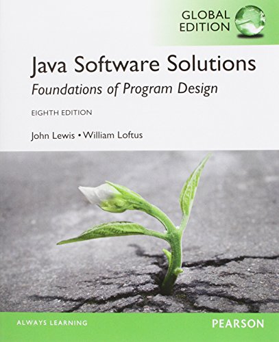 Java Software Solutions: Global Edition