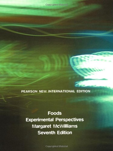 Foods: Experimental Perspectives