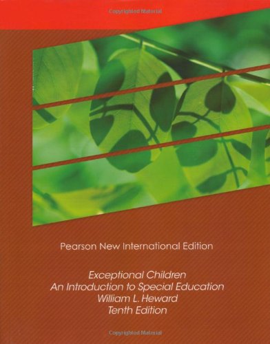 Exceptional Children: An Introduction to Special Education