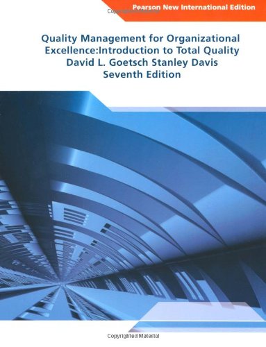 Quality Management for Organizational Excellence: Introduction to Total Quality