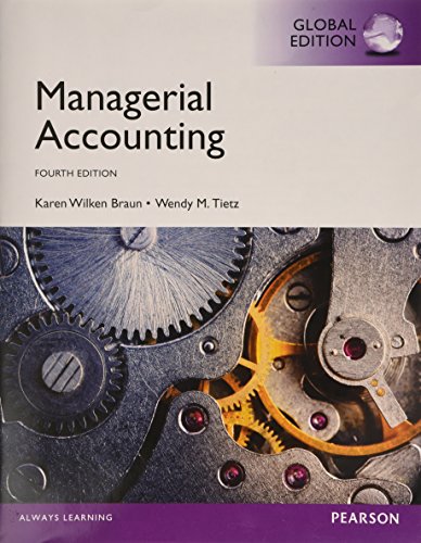 Managerial Accounting, Global Edition