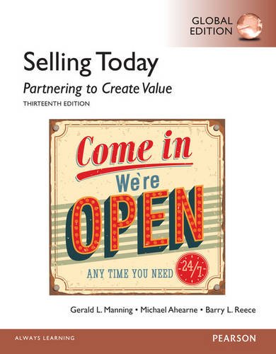 (KITAP+KOD) Selling Today: Partnering to Create Value: Global Edition