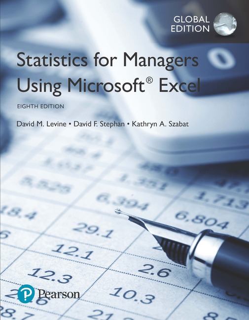 HE-Levine-StatsForMng using MS Excel w/Mylab GE p8