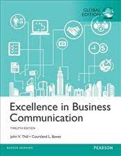 Excellence in Business Communication, Global edition
