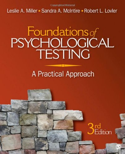 Foundations of Psychological Testing: A Practical Approach