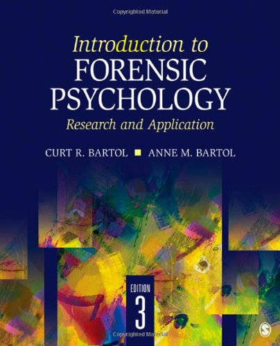 Introduction to Forensic Psychology: Research and Application