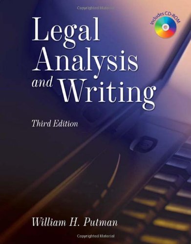 Legal Analysis and Writing for Paralegals