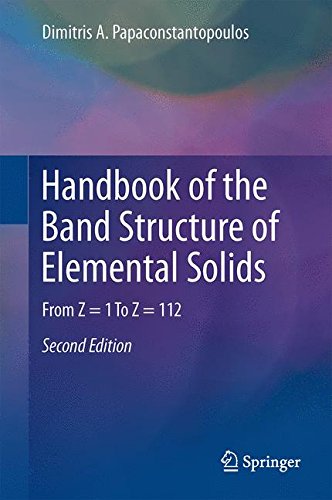 Handbook of the Band Structure of Elemental Solids: From Z = 1 To Z = 112