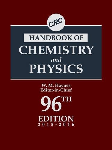 CRC Handbook of Chemistry and Physics, 96th Edition (CRC Handbook of Chemistry & Physics)