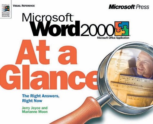 Word 2000 at a Glance (At a Glance (Microsoft))