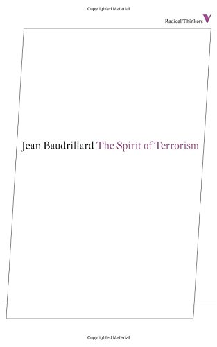 The Spirit of Terrorism (Radical Thinkers)