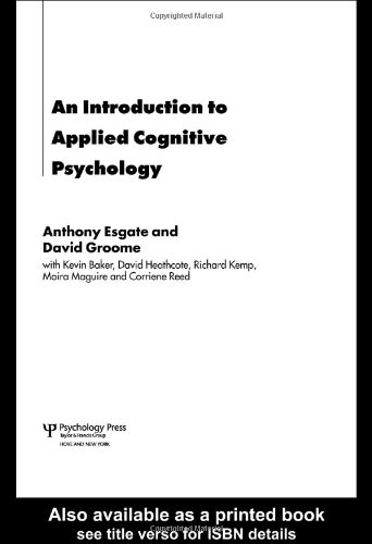 An Introduction to Applied Cognitive Psychology