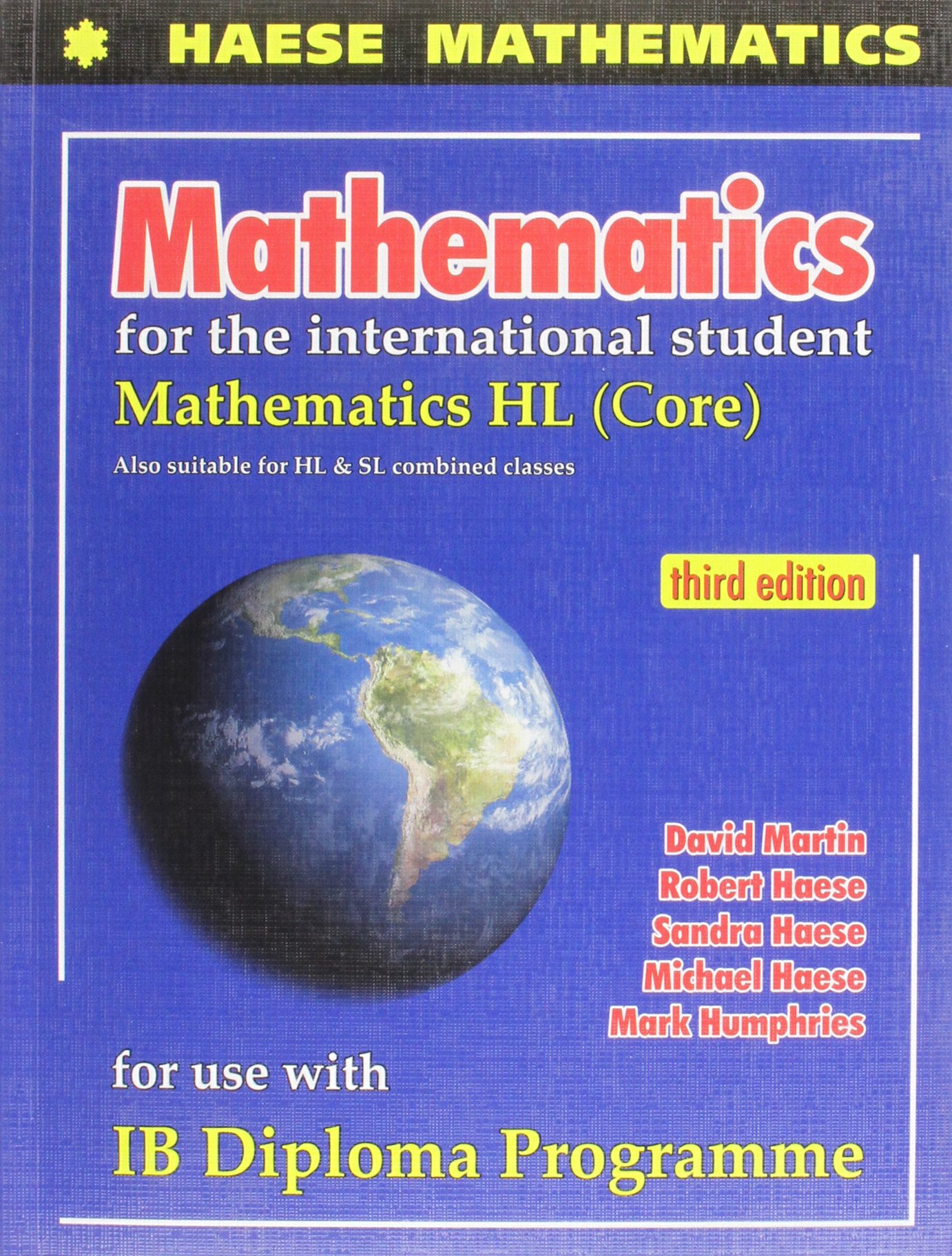 MATHS FOR INTERNATIONAL STUDENTS HL CORE