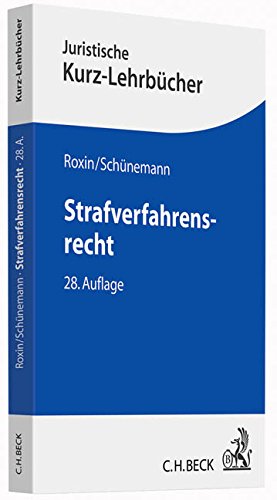 Strafverfahrensrecht: Ein Studienbuch