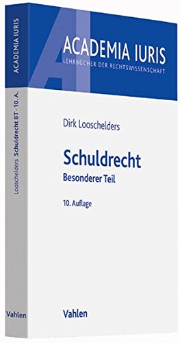 Schuldrecht: Besonderer Teil