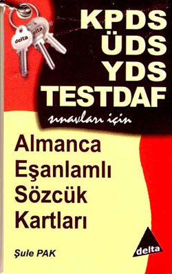 YDS TestDaf Almanca Eşanlamlı Sözcük Kartları
