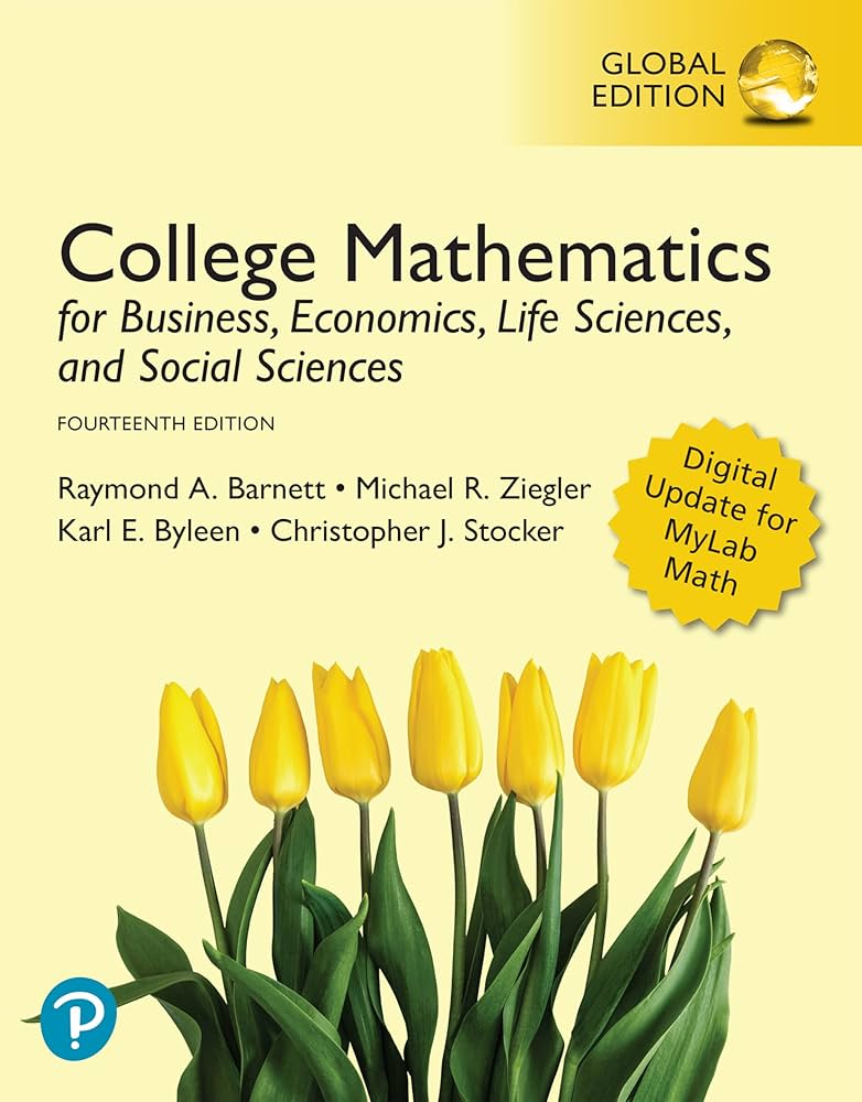 (BILGI KOD) MyLab Mathematics Barnett College Mathematics 14e GE ND STU (Kod içinde e-kitap erişimi de mevcuttur.)